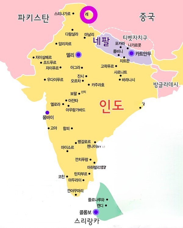 인도의 지붕이라 불리는 곳 라다크 '레'에 가다…인도Ⅰ